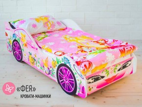 Кровать детская машина Фея в Верхнеуральске - verhneuralsk.magazinmebel.ru | фото