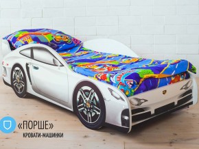Кровать детская машинка Порше в Верхнеуральске - verhneuralsk.magazinmebel.ru | фото